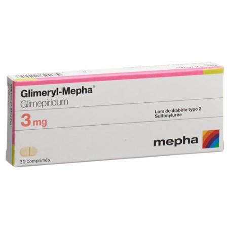 GLIMERYL Mepha Tabl 3 mg - PrimeCare Global
