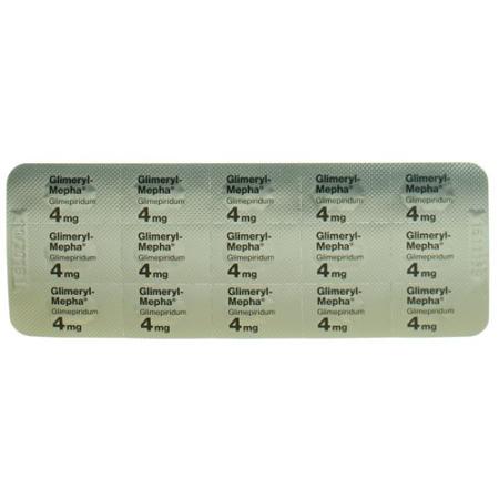 GLIMERYL Mepha Tabl 4 mg - PrimeCare Global
