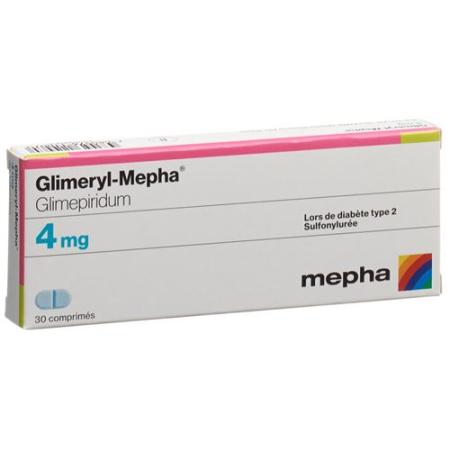 GLIMERYL Mepha Tabl 4 mg - PrimeCare Global