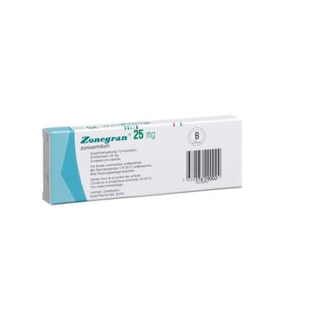 Zonegran Caps 25 mg 14 pcs - PrimeCare Global