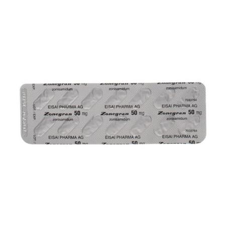 Zonegran Caps 50 mg 56 pcs - PrimeCare Global