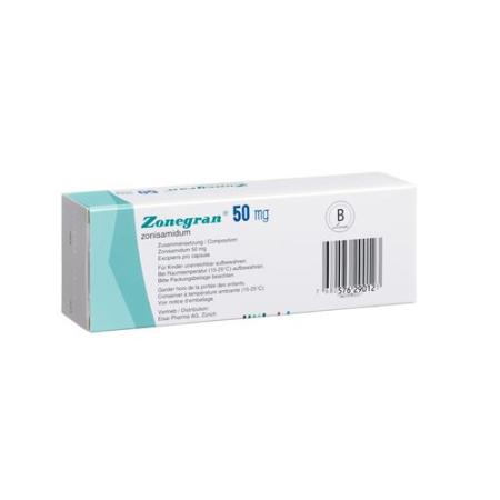Zonegran Caps 50 mg 56 pcs - PrimeCare Global