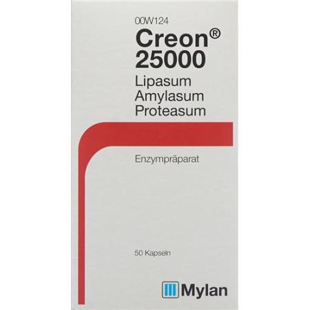 Creon 25000 caps bottle 50 pcs - PrimeCare Global