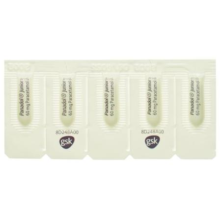 Panadol Junior Supp 60 mg 10 pcs - PrimeCare Global