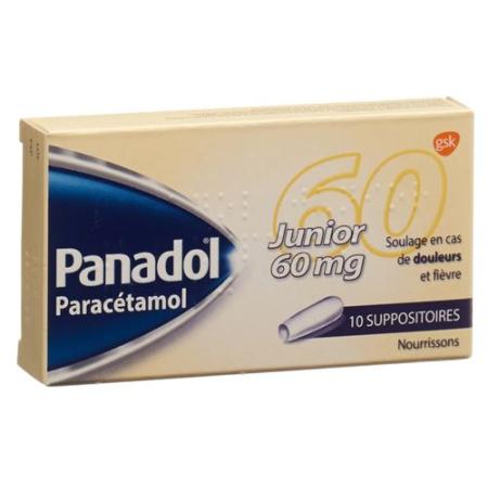Panadol Junior Supp 60 mg 10 pcs - PrimeCare Global