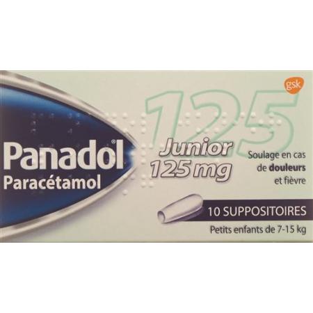Panadol Junior Supp 125 mg 10 pcs - PrimeCare Global
