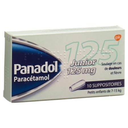 Panadol Junior Supp 125 mg 10 pcs - PrimeCare Global
