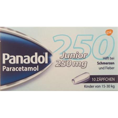 Panadol Junior Supp 250 mg 10 pcs - PrimeCare Global