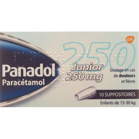 Panadol Junior Supp 250 mg 10 pcs - PrimeCare Global