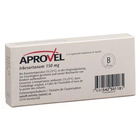 Aprovel 150 film tablets 150 mg 28 pcs - PrimeCare Global