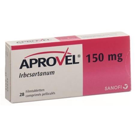 Aprovel 150 film tablets 150 mg 28 pcs - PrimeCare Global