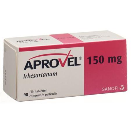 Aprovel 150 film tablets 150 mg 98 pcs - PrimeCare Global