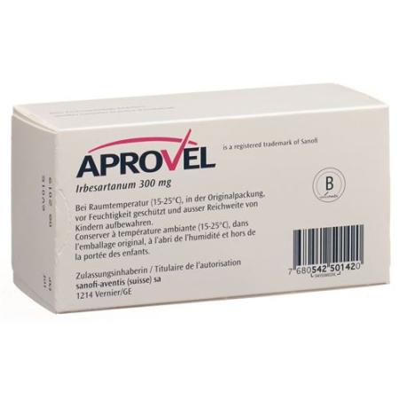 Aprovel 300 film tablets 300 mg 98 pcs - PrimeCare Global