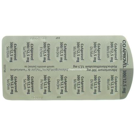 CoAprovel film tabl 300/12.5 98 pcs - PrimeCare Global