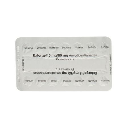 Exforge Filmtablet 5mg/80mg 28 pcs - PrimeCare Global