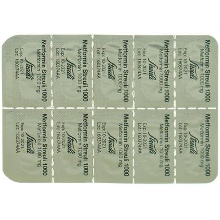 Metformin Streuli Filmtablet 1000 mg 60 pcs - PrimeCare Global