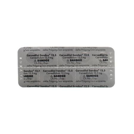 Carvedilol Sandoz Tabl 12.5 mg 30 pcs - PrimeCare Global