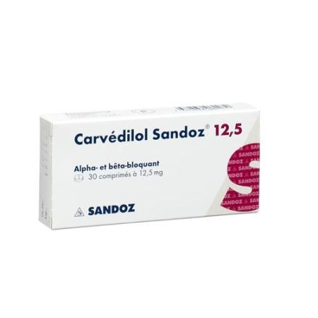 Carvedilol Sandoz Tabl 12.5 mg 100 pcs - PrimeCare Global