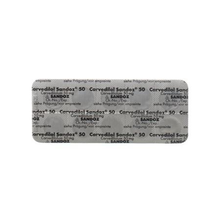Carvedilol Sandoz Tabl 50 mg 30 pcs - PrimeCare Global