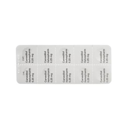 Carvedilol Helvepharm Tabl 6.25 mg 14 pcs - PrimeCare Global