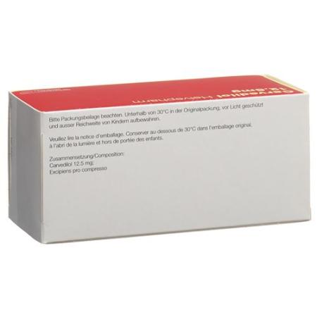 Carvedilol Helvepharm Tabl 12.5 mg 100 pcs - PrimeCare Global