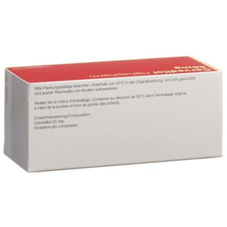 Carvedilol Helvepharm Tabl 25 mg 100 pcs - PrimeCare Global