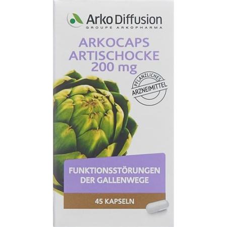 Arkocaps artichoke capsules 200 mg vegetable Ds 45 pcs - PrimeCare Global