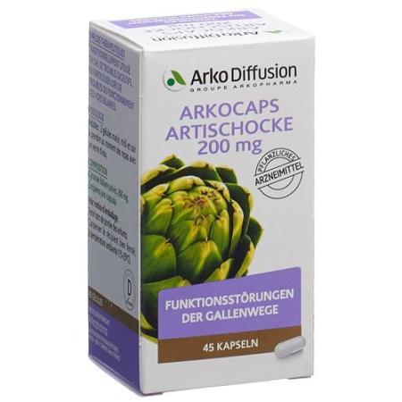 Arkocaps artichoke capsules 200 mg vegetable Ds 45 pcs - PrimeCare Global