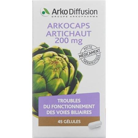 Arkocaps artichoke capsules 200 mg vegetable Ds 45 pcs - PrimeCare Global