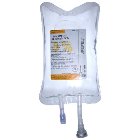 Glucosum Bichsel Inf L&ouml;s 5% 500ml Cryovac bag - PrimeCare Global