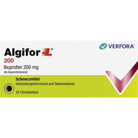 Algifor-L film-coated tablets 200 mg 20 pcs - PrimeCare Global