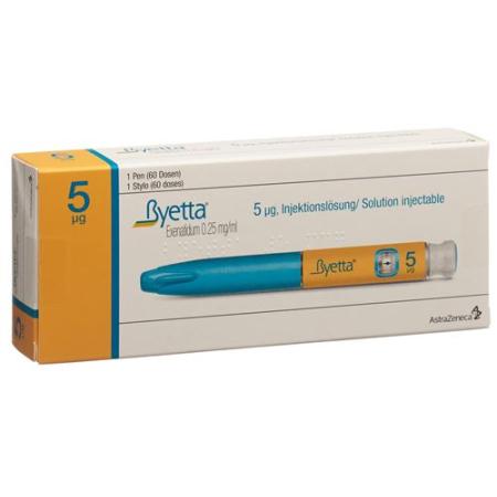 Byetta Inj L&ouml;s 5 mcg/0.02ml Fertpen 1.2 ml - PrimeCare Global