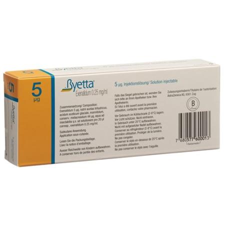 Byetta Inj L&ouml;s 5 mcg/0.02ml Fertpen 1.2 ml - PrimeCare Global