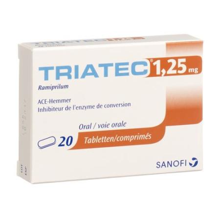 Triatec Tabl 1.25 mg 20 pcs - PrimeCare Global