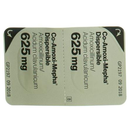 Co-Amoxi-Mepha Dispersible Disp Tabl 625 mg 20 pcs - PrimeCare Global