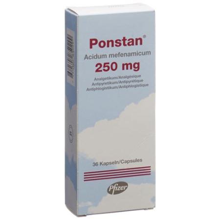 Ponstan Capsules 250 mg 36 pcs - PrimeCare Global