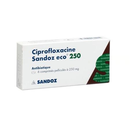 Ciprofloxacin Sandoz eco Filmtabl 250 mg 6 pcs - PrimeCare Global