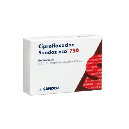 Ciprofloxacin Sandoz eco Filmtabl 750 mg 20 pcs - PrimeCare Global