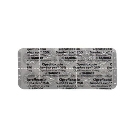 Ciprofloxacin Sandoz eco Filmtabl 250 mg 10 pcs - PrimeCare Global