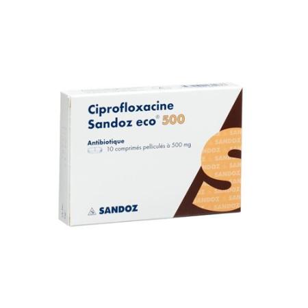 Ciprofloxacin Sandoz eco Filmtabl 500 mg 10 pcs - PrimeCare Global