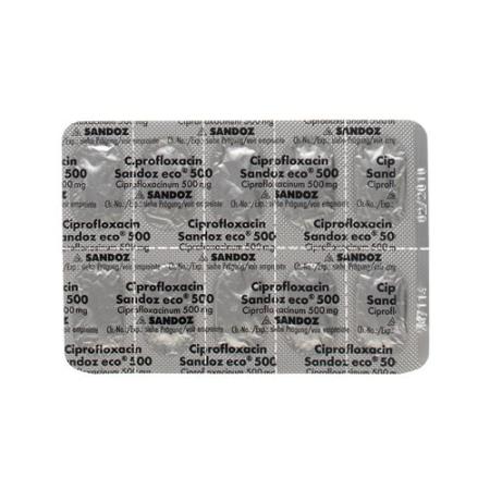 Ciprofloxacin Sandoz eco Filmtabl 500 mg 20 pcs - PrimeCare Global
