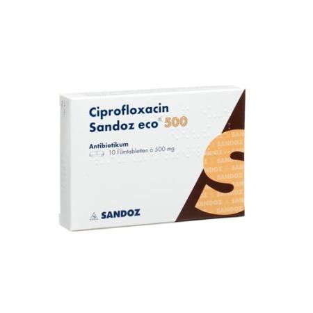 Ciprofloxacin Sandoz eco Filmtabl 500 mg 20 pcs - PrimeCare Global