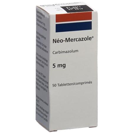 N&eacute;o-Mercazole Tabl 5 mg Ds 50 pcs - PrimeCare Global