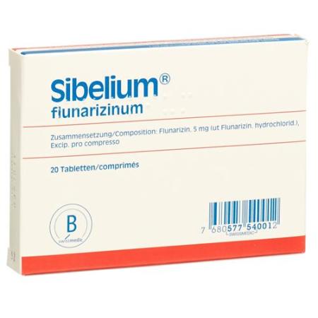 Sibelium Tabl 5 mg 20 pcs - PrimeCare Global