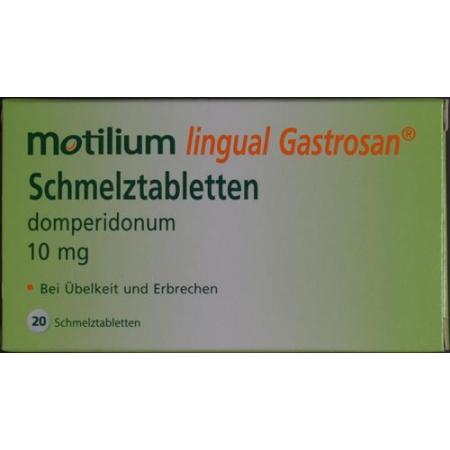 MOTILIUM LINGUAL GASTROSAN 10 MG 20 PCS - PrimeCare Global