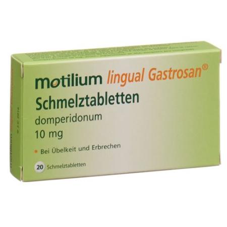 MOTILIUM LINGUAL GASTROSAN 10 MG 20 PCS - PrimeCare Global