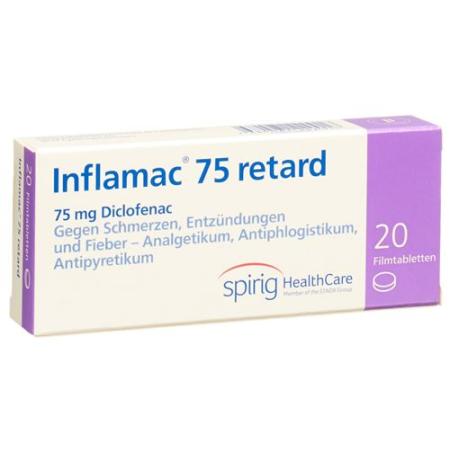 INFLAMAC retard Ret Filmtabl 75 mg - PrimeCare Global