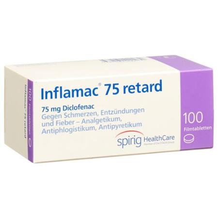INFLAMAC RETARD RET FILMTABL 75 MG 100 S - PrimeCare Global
