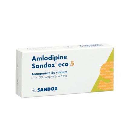 AMLODIPIN SANDOZ ECO TABL 5 MG 30 PCS - PrimeCare Global