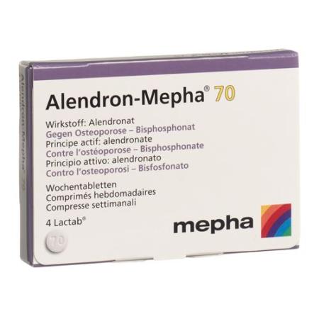 Alendron-Mepha Lactab 70 mg 4 pcs - PrimeCare Global